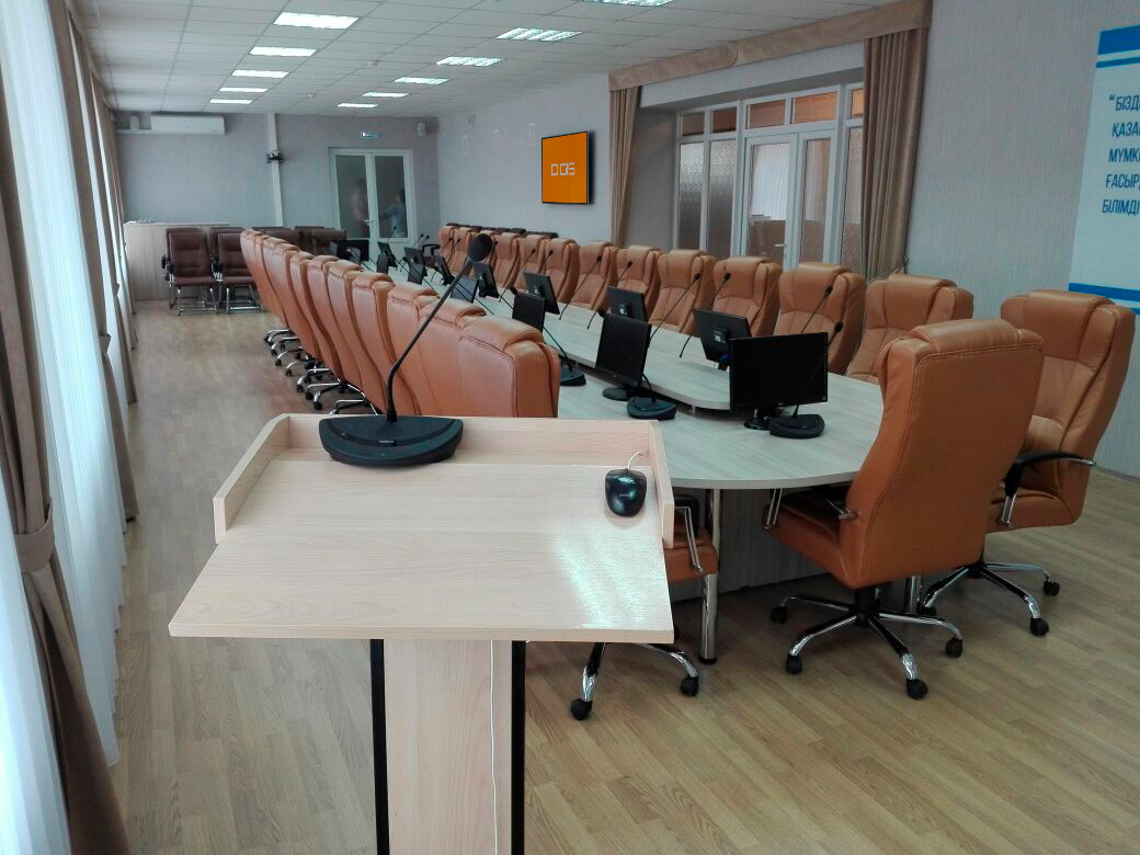 Конференц-оснащение зала - Северо-казахстанский государственный университет имени М.Козыбаева